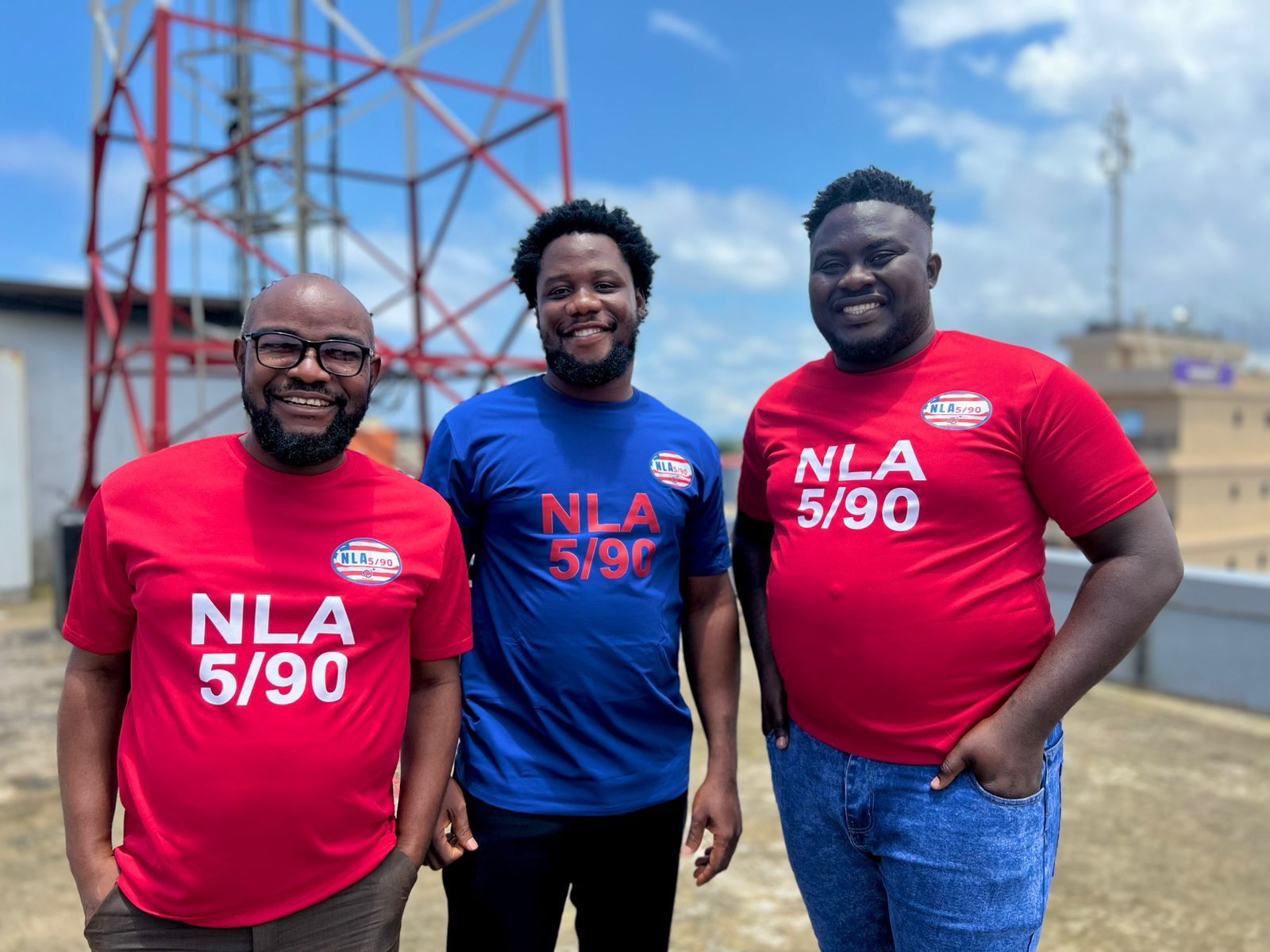 Blue Star Lotto Liberia marketing team